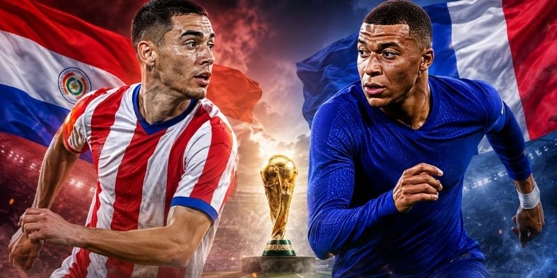 Paraguay vs Pháp có sự chênh lệch nhất định Paraguay vs Pháp có sự chênh lệch nhất định